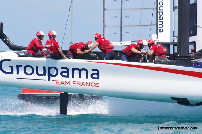 Day 4 – Race 2 - Groupama Team France - Louis Vuitton America's Cup ©  Jude Robertson http://juderobertsonphoto.wix.com/pix